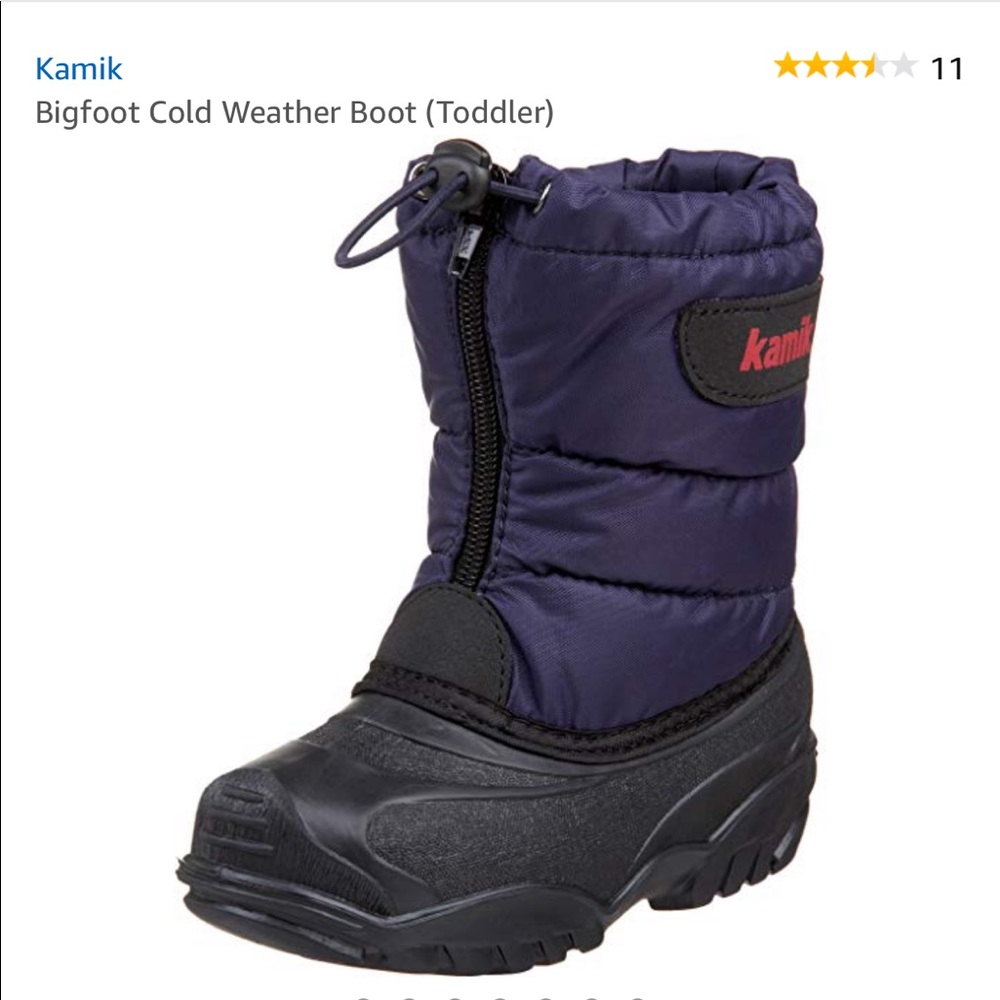 Kamik Bigfoot Cold Weather Boot, Navy Size 5